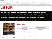 Tablet Screenshot of livedubai.org